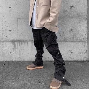 fear of god nylon cargo pants